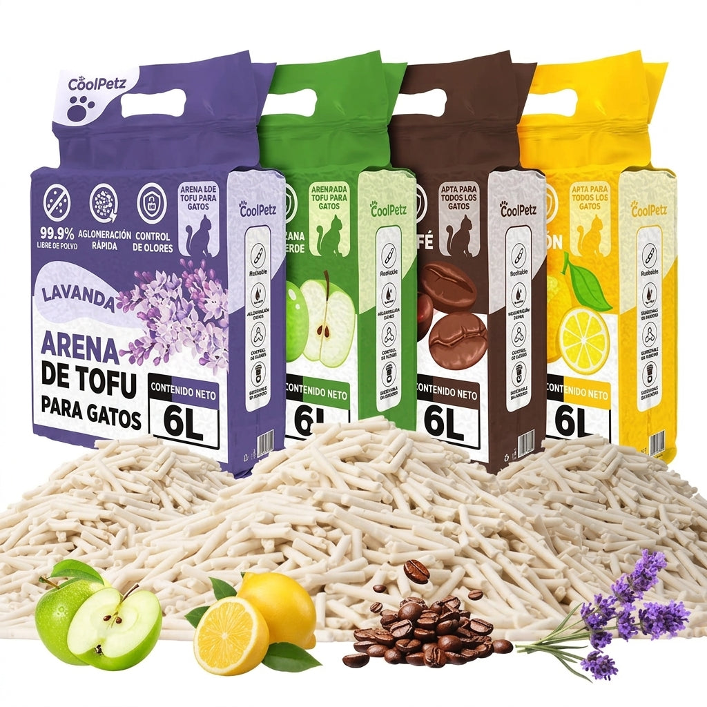 Arena de Gato de TOFU 6 kilos