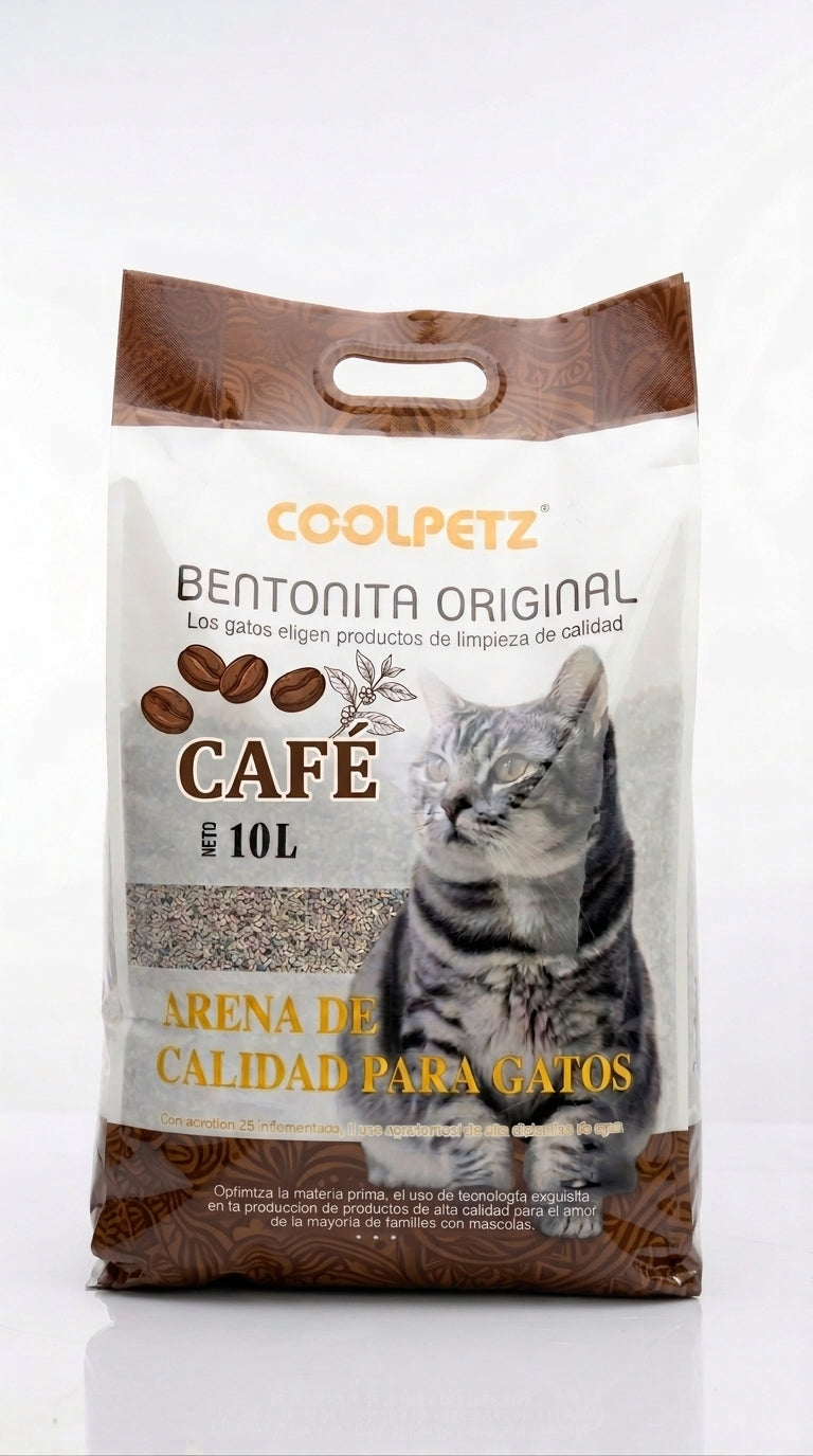 ARENA DE GATO 10KG AROMA CAFE